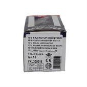 Opaş 3x16A 1-0-2 Kutup Değiştirici Kilitli Pako Şalter - YKL305016 thumbnail 4