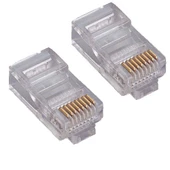 SPEED SP-U100-D CAT5-CAT6 100 Adet Rj45 Konnektör (Yeni Nesil Delikli) - 1