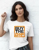 DEVISSO TRADERS Buy The Dip - Bitcoin - Trader, Borsaci Kadın Beyaz T-Shirt - 1