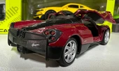 Oyuncak Metal Model Araba 1/36 Çek Bırak Kırmızı Pagani Huayra thumbnail 3
