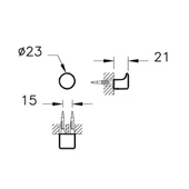 VitrA Eternity A4488326 Kanca Askı Bakır - 2