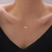 925 Ayar Gümüş Halloween Cadılar Bayramı Yarasa Kolye thumbnail 2