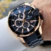Daniel Klein DKE.3.10034.7 Siyah Rose Fonksiyonlu Çelik Kordonlu Yuvarlak Premium Kasa Supersport Erkek Kol Saati - 2