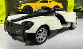 Oyuncak Metal Model Araba 1/36 Çek Bırak Bej Pagani Huayra thumbnail 3