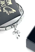 Charm, İtalyan Bileklik için, Kararmayan, Fiyonk, BİLEKLİK DAHİL DEĞİL, Gümüş Renk, Model36 thumbnail 3