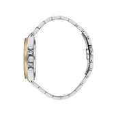 Daniel Klein DKE.1.14004.7 Yeşil Gold Gümüş Sekizgen Tasarım Kelebek Kilit Takvimli Çelik Erkek Kol Saati thumbnail 2