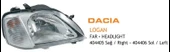 Ayfar Far Dacıa Logan Sağ 2003-2008 - 1