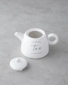 English Home Tea Time Demlik 600 ml Beyaz thumbnail 2