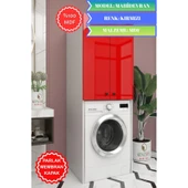 Kenzlife membran çamaşır-kurutma-bulaşık makinesi dolabı mahidevran krmbyz düz 180*70*60 mebran kapak mdf gövde thumbnail 1