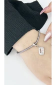 Charm, Kararmayan, Kaset ve Bizim Aşk Şarkılarımız, BİLEKLİK DAHİL DEĞİL, Gümüş Renk, Model26 thumbnail 2