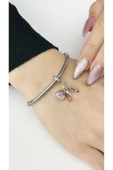 Charm, Zirkon Taşlı, Kararmayan, Çanta, Ayakkabı ve Ruj, BİLEKLİK DAHİL DEĞİL, Gümüş Renk, Model40 thumbnail 2