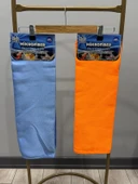 Autokit Mikrofiber Havlu Bez 50X70CM Mavi-Turuncu - 1
