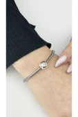 Charm, Zirkon Taşlı, Kararmayan, Küre, Kalp, Sonsuza Kadar Aşk, BİLEKLİK DAHİL DEĞİL, Gümüş Renk thumbnail 2