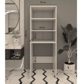 Kenzlife membran çamaşır-kurutma-bulaşık makinesi dolabı mahidevran trkbyz düz 180*70*60 mebran kapak mdf gövde thumbnail 3