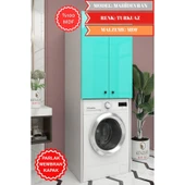 Kenzlife membran çamaşır-kurutma-bulaşık makinesi dolabı mahidevran trkbyz düz 180*70*60 mebran kapak mdf gövde thumbnail 1