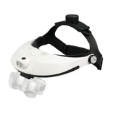 5 Mercekli Çok Fonksiyonlu Başlık Tip Işıklı Büyüteç 81001H thumbnail 1