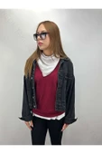 Açık Gri Renk, Fular 11, 57cmx57cm - 2