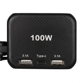 Olesson 1655 12-24v Type-c + Çift Usb-a Girişli 100w 2'li Araç Çakmak Çoklayıcı - 3
