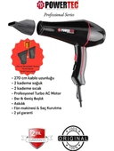 TR-601 Powertec Turbo Professional Fön Makinesi Saç Kurutma 2500w thumbnail 3
