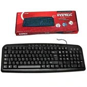 Everest Kb-517u Siyah Usb Kablolu Standart F Klavye - 1