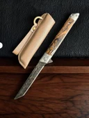 M390 Damasgus Tanto Efendi Çelik Çakı - 1