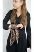 Leopar Desen, Fular 32, 56cmx56cm - 3