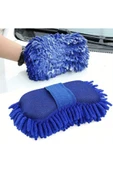 Çizmez Mikrofiber Araç Yıkama Eldiveni Oto Motorsiklet Bakım Süngeri Araba Temizleme Bezi Mop Havlu - 7