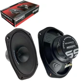 Massıve Ms-m690fx Oto Midrange Oval 6x9 İnç 300 Watt (120 Rms) Kapaklı 2li - 1