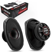 Reıss Audıo Rs-m69hs Oto Midrange Oval 6x9 İnç 300w Rms 150w Kapaklı 2li - 1
