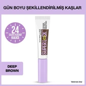 Maybelline New York Super Lock Brow Glue Kaş Sabitleyici Maskara - Koyu Kahverengi - 1