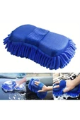 Çizmez Mikrofiber Araç Yıkama Eldiveni Oto Motorsiklet Bakım Süngeri Araba Temizleme Bezi Mop Havlu - 1