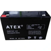 Atex 6v 12a Kuru Akü 6 Volt 12 Amper - 1