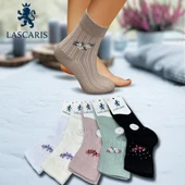 Lascaris Kadın 12’li Taş İşlemeli Floral Soket Çorap thumbnail 2