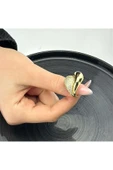 Zirkon Taşlı, Yüzük 136, Altın Renk, Ayarlanabilir - 3