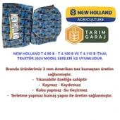 New Holland T4.90B-T4.100B ve T4.110B İthal Traktör Kılıfı Branda-2024 Model thumbnail 5