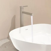 VitrA Origin A4255834 Çanak Large Lavabo Bataryası, Fırçalı Nikel - 2