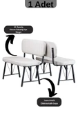 Elfin Mutfak , Yemek Odası Bahçe Balkon Otel Restoran Kafe Bench, Puf, Sırtlı Bench -1 Adet Krem - 2