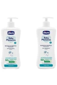 Chicco ( 2 ADET ) Baby Moments Doğal Saç Ve Vücut Şampuanı 750 ml X 2 Adet - 1