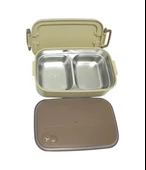 Cooker Çelik Hazneli Tekli Yemek Termosu Yk1560 Kahverengi thumbnail 2