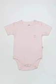 Lenaca Bistyle Organik Natural Basic Style Yarım Kol Body Bs17103 Pembe thumbnail 1