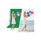 Chromakey 3x6 M Green Screen Yeşil Fon Perde - Profesyonel Fotoğraf Video Montaj Ekipmanı (greenbox) - 1