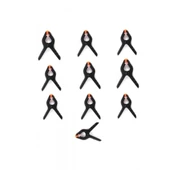 Fon Tutucu Mandal Perde Tutucu Mandal Clamp Kıskaç (10 adet) - 1