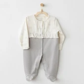 Lenaca Baby Bow Bliss Tulum Ecru Grey - 1