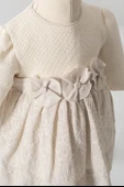 Lenaca Tongs Baby Elbise 8051 Ekru thumbnail 2