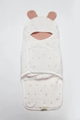Lenaca Bloom White Organik Bel Destekli Kundak 75103 Ekru Gül Kurusu - 4