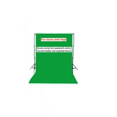 Chromakey- Green Screen Greenbox Yeşil Fon Perde(2 X2) - 1