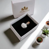 10 Gram 999 Ayar Gümüşten Üretilmiş Kalp Tasarımlı Cam Şişeli Granül Gümüş Hediyesi-553 - 5