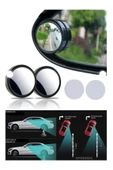 SPRENDA Siyah Ayarlanabilir 2 Li Set Araba ve Motorsiklet için Güvenlik Artırıcı Kör Nokta Ayna Seti thumbnail 3