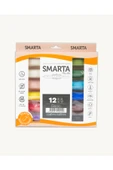Smarta 12'li Hava İle Kuruyan Modelleme Hamuru Seti (25G X 12 ADET) - 1