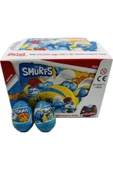 Zaini Smurfs lisanslı Şirinler sürpriz yumurta surprise egg 24 * 20 gr Paket - 1